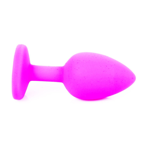 Силиконовая анальная пробка Boss Series - Jewellery Pink Silicon PLUG Small Light Blue S