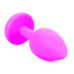 Силиконовая анальная пробка Boss Series - Jewellery Pink Silicon PLUG Small Light Blue S
