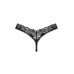 Кружевные стринги Obsessive Donna Dream thong M/L Black, низкая посадка