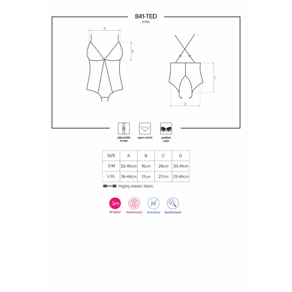 Obsessive 841-TED-1 teddy S/M