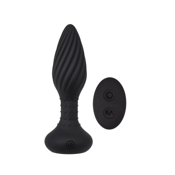 Анальный плаг с вибрацией CHISA Breakout Pro - Frisky Beaded, Black