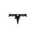 Кружевные трусики-танга с атласным бантиком Naja Thong black - Passion, размер L/XL