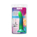 Светящийся в темноте фаллоимитатор ADDICTION - Rave - 8 Glow in the Dark Dildo - Blue Green