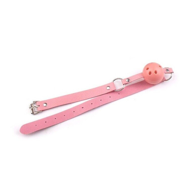 Кляп шар Plastic Pink