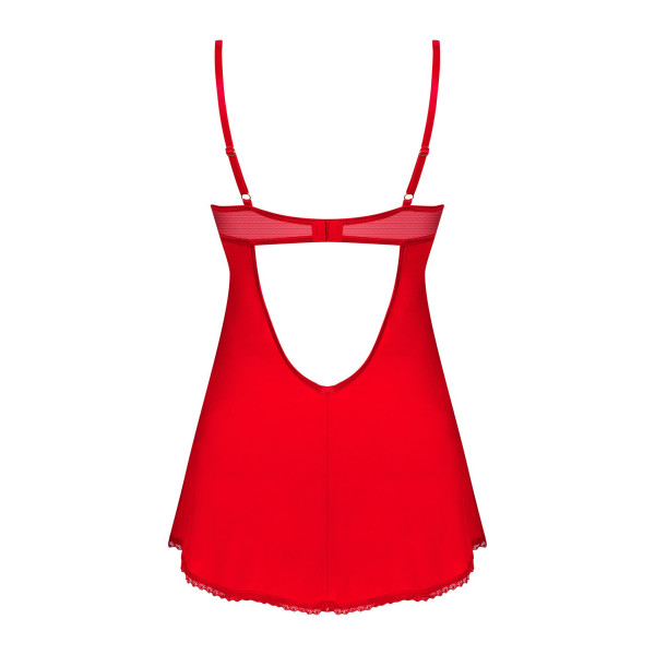 Пеньюар Obsessive Ingridia chemise & thong M/L