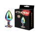 Металлическая анальная пробка MAI Attraction Toys №74 Rainbow