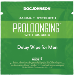 Пролонгирующая салфетка Doc Johnson Delay Wipe For Men