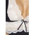 Сорочка приталенная CAMILLE CHEMISE black 4XL/5XL - трусики