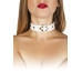 Ошейник Leather Restraints Collar, white