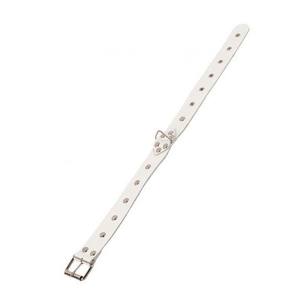 Ошейник Leather Restraints Collar, white