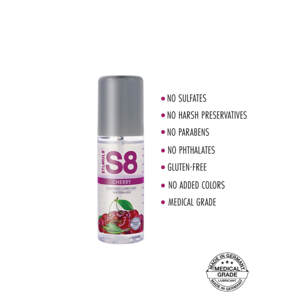 Лубрикант оральный Stimul8 Flavored Lube water based Cherry, 125 мл