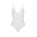 Боди Passion Ursula Body white XXL/XXXL, с ажурным декором и открытым шагом