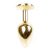Анальная пробка Boss Series - Jewellery Gold PLUG Clear S