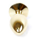 Анальная пробка Boss Series - Jewellery Gold PLUG Clear S