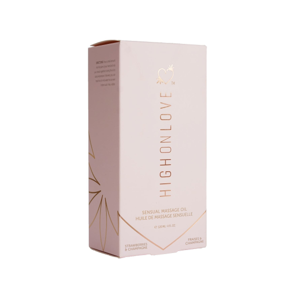 Массажное масло HighOnLove Massage Oil - Strawberry & Champagne