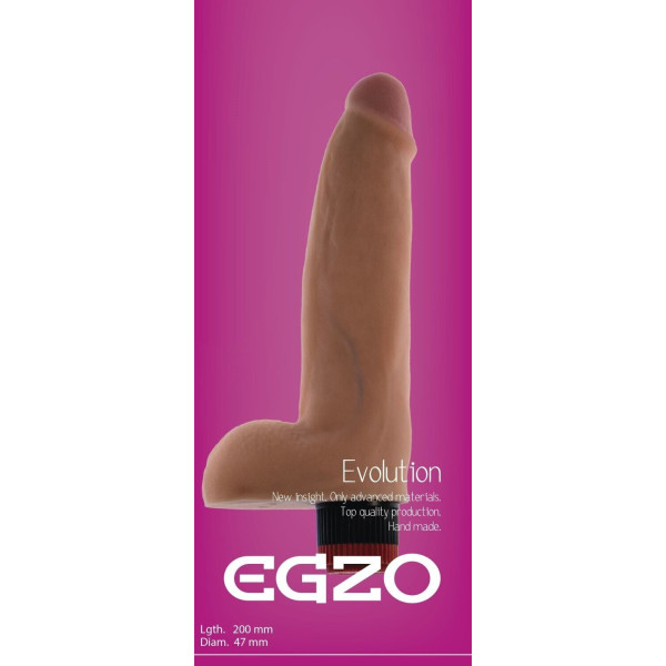Вибратор EGZO Ciberskin, 20*4,7 см