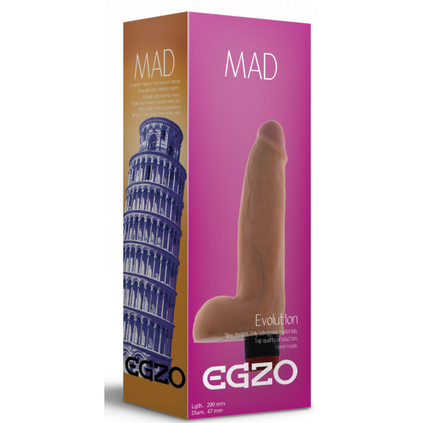 Вибратор EGZO Ciberskin, 20*4,7 см