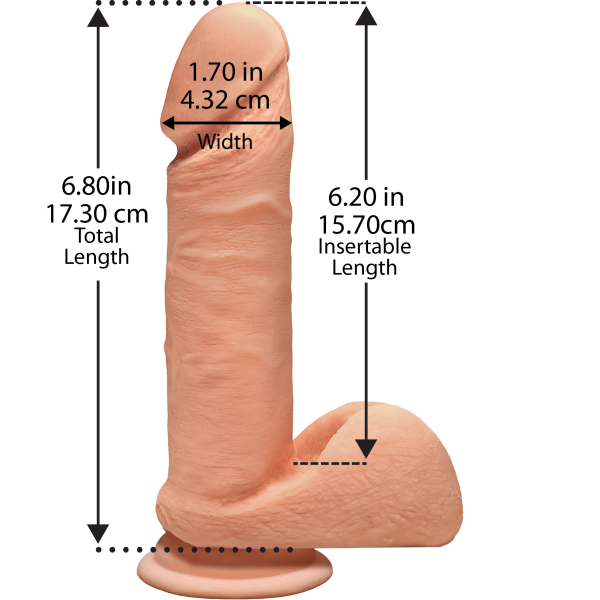 Фаллоимитатор Doc Johnson The D - Perfect D, 17.8 см