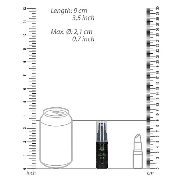 Спрей пролонгирующий Cannabis With Hemp Seed Oil - Delay Spray, 15 ml