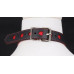 Ошейник с поводком COLLAR HEART Black and Red