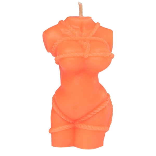 Свеча LOVE FLAME - Shibari I Orange Fluor