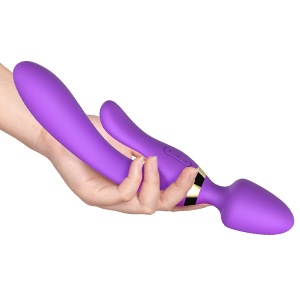 Вибромассажер Boss Series - Magic Wand USB Purple 9 функций вибрации