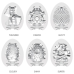 Набор Tenga Egg Hard Boild Pack
