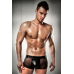 Прозрачные мужские шортики с гульфиком Passion SHORT black XXL/XXXL