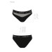 Трусики с прозрачной вставкой Passion PS006 PANTIES black, размер L