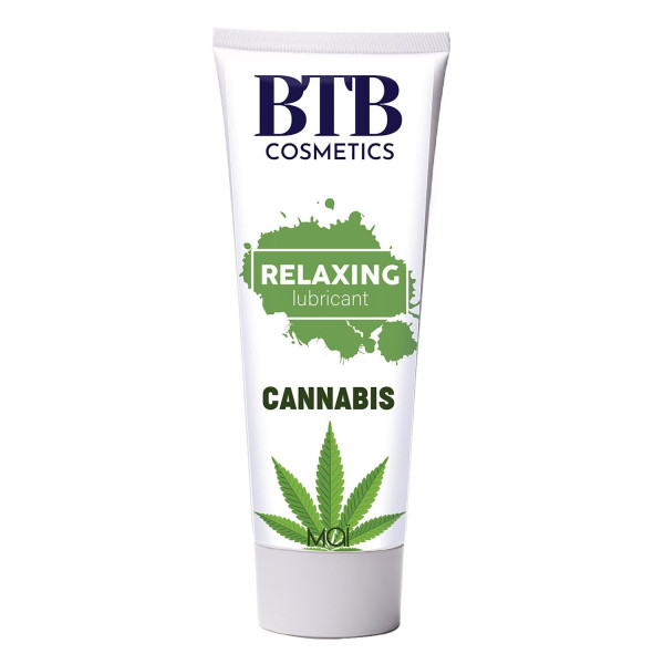 Смазка на водной основе BTB FLAVORED CANNABIS, 100 мл