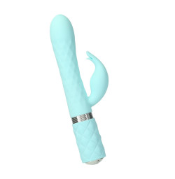 Роскошный вибратор Pillow Talk Lively Teal с кристаллом Сваровски для точки G, подарочная упаковка