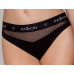 Трусики с прозрачной вставкой Passion PS006 PANTIES black, размер M