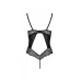 Боди из эко-кожи и кружева Loona Body black S/M - Passion