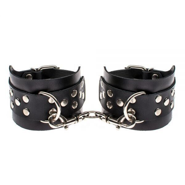 Оковы Leather Leg Cuffs, black