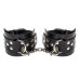 Оковы Leather Leg Cuffs, black