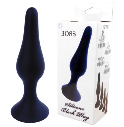 Анальный плаг Silicone Plug Black - Medium