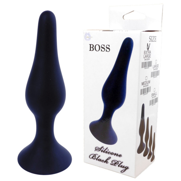 Анальный плаг Silicone Plug Black - Medium