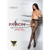 Колготки с открытым доступом, имитация чулок Passion TIOPEN 020 black 3/4 (20 den)