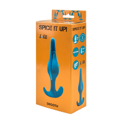 Анальный плаг Spice it up Smooth - Aquamarine