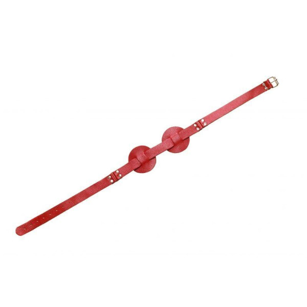 Маска SUB leather mask, RED