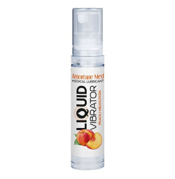Лубрикант с эффектом вибрации Amoreane Med Liquid Vibrator Peach, 10 мл