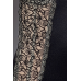 Сорочка приталенная с чашечками MONTANA CHEMISE black XXL/XXXL, трусики