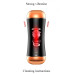 Мастурбатор с двумя входами и вибростимуляцией BOSS Vibrating Masturbation Cup USB 10 function + Interactive Function