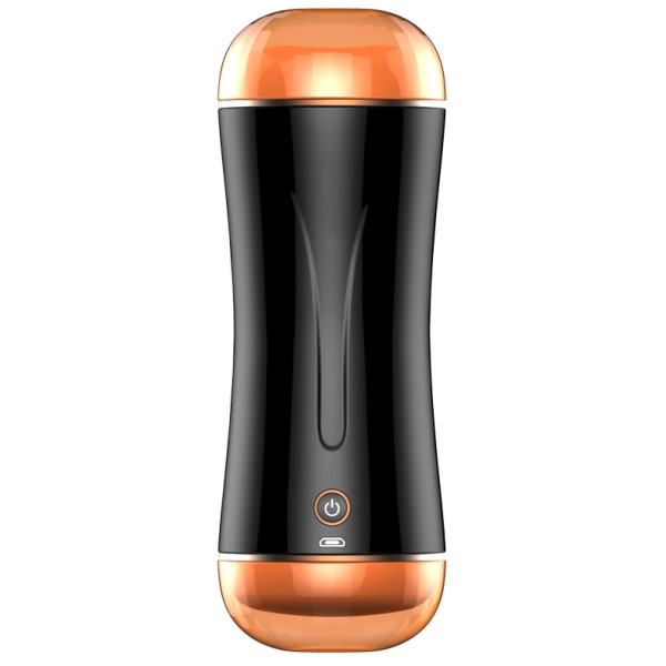 Мастурбатор с двумя входами и вибростимуляцией BOSS Vibrating Masturbation Cup USB 10 function + Interactive Function