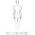 Мужской эротический костюм официанта Passion SLIP black XXL/XXXL: трусики, бабочка, манжеты