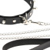 Поводок PU Leather Leash Black, SKN-AS24 BLACK