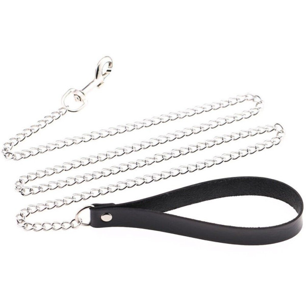 Поводок PU Leather Leash Black, SKN-AS24 BLACK