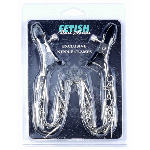 Зажимы для сосков Fetish Boss Series - №10 Exclusive Nipple Clamps