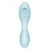 Вакуумный смарт-стимулятор с вибрацией Satisfyer Curvy Trinity 5 (Blue), управление со смартфона