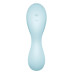Вакуумный смарт-стимулятор с вибрацией Satisfyer Curvy Trinity 5 (Blue), управление со смартфона
